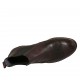 Stivaletto da uomo con elastici e lavorazione Brogue in pelle colore bordeaux - Misure disponibili: 37, 47, 48, 49, 50