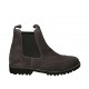 Bottines pour hommes avec elastiques et bout golf en daim gris - Pointures disponibles:  38, 50