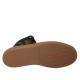 Chaussure à la cheville pour hommes avec fermeture éclair et lacets en cuir noir et gris - Pointures disponibles:  37, 47, 48