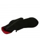 Stivaletto da donna in camoscio nero con cerniere, plateau e tacco 10 - Misure disponibili: 32, 42