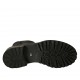 Stivaletto da donna con cerniera in pelle nera tacco 5 - Misure disponibili: 42, 43, 45