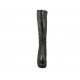 Bota para mujer con cremallera y plataforma en piel negra tacon 9 - Tallas disponibles:  32
