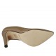 Zapato de salon para mujer en charol beis tacon 9 - Tallas disponibles:  32, 34, 43