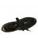Zapato para mujer con cordones y decoración Brogue en piel negra tacon 6 - Tallas disponibles:  43