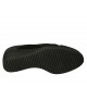 Zapato cerrado para mujer con elasticos y plantilla extraible en gamuza negra y charol imprimido gris cuña 5 - Tallas disponibles:  34, 43