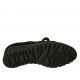 Zapato para mujer con cordones, plantilla extraible y tachuelas en gamuza negra cuña 4 - Tallas disponibles:  34, 44