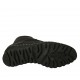 Stivaletto stringato da donna in pelle nera con plantare estraibile e borchie zeppa 4 - Misure disponibili: 33, 34, 42, 43, 44, 45