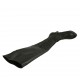 Stivale da donna con cerniera e plateau in pelle nera tacco 9 - Misure disponibili: 31, 32, 33