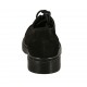 Scarpa derby stringata da donna in camoscio nero tacco 3 - Misure disponibili: 34, 43, 44, 45