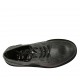 Derbyschuh mit Schnürsenkeln für Damen aus schwarzem Leder mit Marmoreffekt Absatz 3 - Verfügbare Größen:  33, 43, 44, 45