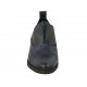 Woman's highfronted pointy shoe in blue marbled leather heel 3 - Available sizes:  44, 45