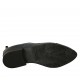 Zapato cerrado a punta para mujer en piel con efecto marmolado azul tacon 3 - Tallas disponibles:  44, 45