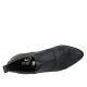 Zapato cerrado a punta para mujer en piel con efecto marmolado azul tacon 3 - Tallas disponibles:  44, 45