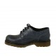 Damenderbyschuh mit Schnürsenkeln aus blauem Leder mit Marmoreffekt Absatz 3 - Verfügbare Größen:  33, 34, 42, 43, 44, 45