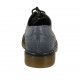 Scarpa derby stringata da donna in pelle marmorizzata blu tacco 3 - Misure disponibili: 33, 34, 42, 43, 44, 45
