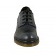 Scarpa derby stringata da donna in pelle marmorizzata blu tacco 3 - Misure disponibili: 33, 34, 42, 43, 44, 45