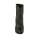 Bottines pour femmes en cuir noir avec fermeture éclair posterieur, plateforme et talon 11 - Pointures disponibles:  31