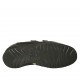 Scarpa da donna con velcro e plantare estraibile in pelle e vernice nera zeppa 3 - Misure disponibili: 34, 44
