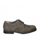 Scarpa stringata da uomo in nabuk grigio - Misure disponibili: 37, 46, 47, 48, 49