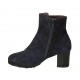 Bottines pour femmes avec fermeture éclair, semelle amovible et goujons en daim bleu talon 5 - Pointures disponibles:  33, 42, 43, 44