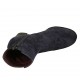 Bottines pour femmes avec fermeture éclair, semelle amovible et goujons en daim bleu talon 5 - Pointures disponibles:  33, 42, 43, 44