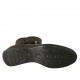 Stivaletto da donna con cerniera e cinturino in pelle nera zeppa 5 - Misure disponibili: 43
