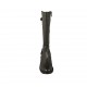 Bottes pour femmes avec fermeture éclair et boucles en cuir noir avec talon 4 - Pointures disponibles:  43, 44