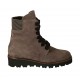 Stivaletto stringato da donna con cerniera ed elastico in camoscio taupe zeppa 3 - Misure disponibili: 33, 34, 43