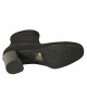 Stivaletto da donna in tessuto elasticizzato nero tacco 7 - Misure disponibili: 32