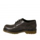 Scarpa derby stringata da donna in pelle marrone tacco 3 - Misure disponibili: 33, 34, 43, 44, 45