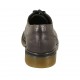 Zapato derby con cordones para mujer en piel marron tacon 3 - Tallas disponibles:  33, 34, 43, 44, 45