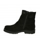 Stivaletto da donna con cerniera e borchie in camoscio nero tacco 3 - Misure disponibili: 32, 33, 43, 44