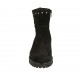 Stivaletto da donna con cerniera e borchie in camoscio nero tacco 3 - Misure disponibili: 32, 33, 43, 44