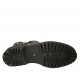 Bottines pour femmes avec boucles et fermeture éclair en cuir noir avec talon 3 - Pointures disponibles:  32, 33, 34