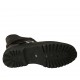 Stivaletto da donna con fibbia e cerniera in pelle color nero tacco 3 - Misure disponibili: 32, 34, 45