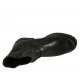 Stivaletto da donna con fibbia e cerniera in pelle color nero tacco 3 - Misure disponibili: 32, 34