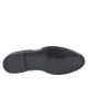 Chaussure richelieu élégant avec bout golf pour hommes en cuir noir - Pointures disponibles:  50