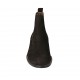 Bottines pour femmes avec elastiques et goujons en nubuck noir talon 2 - Pointures disponibles:  34
