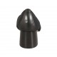 Decolté a punta da donna in tessuto e pelle nera tacco 5 - Misure disponibili: 32, 33, 34, 42, 43, 44, 45