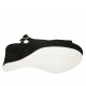Sandalo da donna in camoscio nero con plateau e zeppa 9 - Misure disponibili: 33, 34