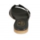 Mule pour femmes en cuir imprimé lamé plombé talon 1 - Pointures disponibles:  42, 43, 45, 46, 47