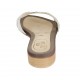 Sabo para mujer en piel de color blanco tacon 2 - Tallas disponibles:  47