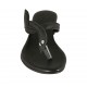 Mule entredoigt pour femmes en cuir et cuir imprimé noir talon 2 - Pointures disponibles:  32, 33, 34, 42, 43, 44