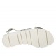 Sandale pour femmes en cuir imprimé multicouleur talon compensé 3 - Pointures disponibles:  33, 34, 43