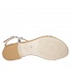 Sandalo infradito da donna con cinturino in pelle stampata multicolore tacco 2 - Misure disponibili: 33, 34, 42, 43, 44, 45