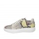 Zapato con cordones y plantilla extraible en piel imprimida multicolor cuña 4 - Tallas disponibles:  42, 43, 45