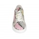 Zapato con cordones y plantilla extraible en piel imprimida multicolor cuña 4 - Tallas disponibles:  42, 43, 45