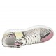Zapato con cordones y plantilla extraible en piel imprimida multicolor cuña 4 - Tallas disponibles:  42, 43, 45