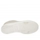 Scarpa stringata da donna con plantare estraibile in camoscio beige chiaro stampato platino zeppa 2 - Misure disponibili: 32, 33, 34, 42, 43, 44