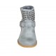 Stivaletto da donna con fibbia e cerniera in pelle e pelle traforata avio tacco 3 - Misure disponibili: 33, 42, 43, 44